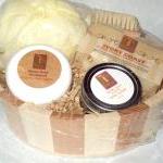 Fragrance Bath And Body Gift Set With Natural Soap..