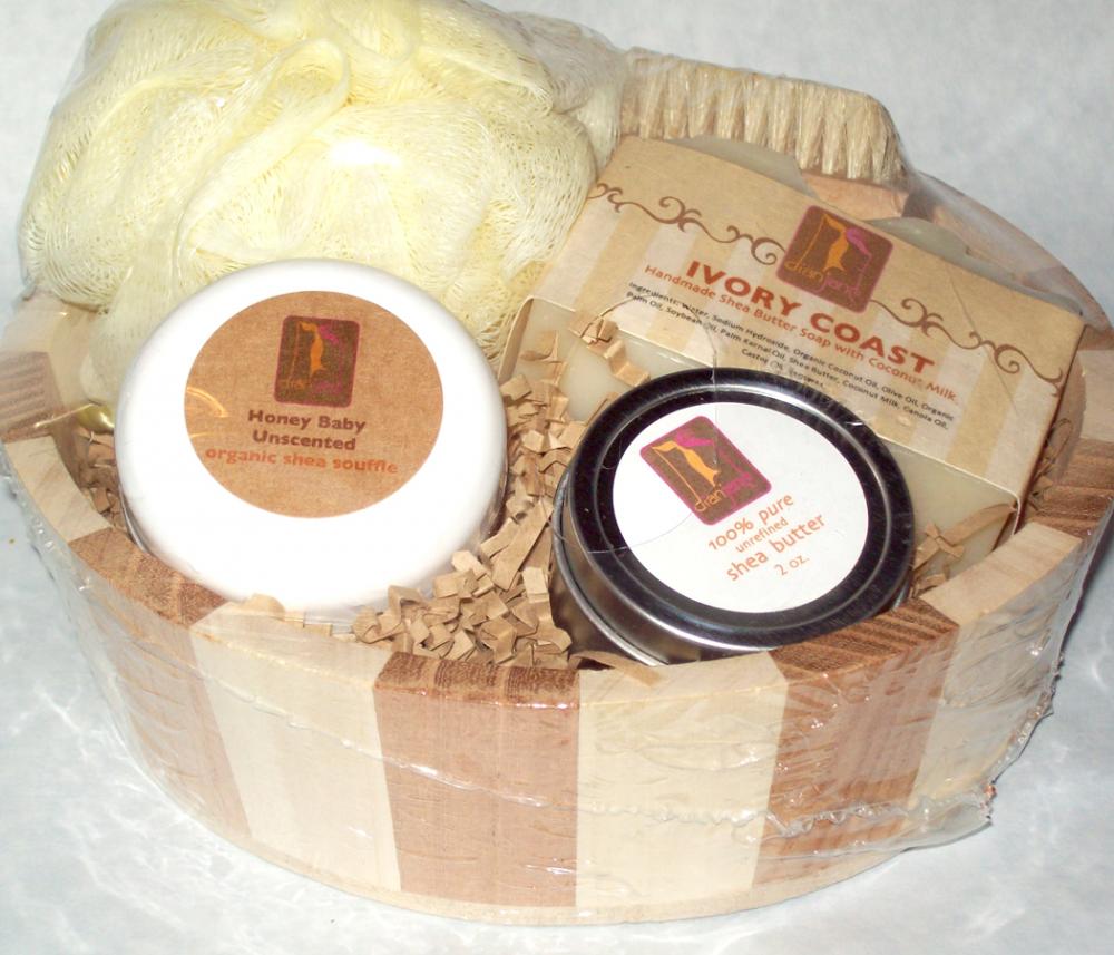 Fragrance Bath And Body Gift Set With Natural Soap And Shea Butter